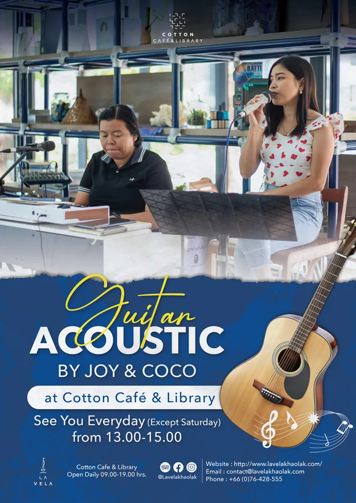 Acoustic Joy and Coco live music event at Cotton Café