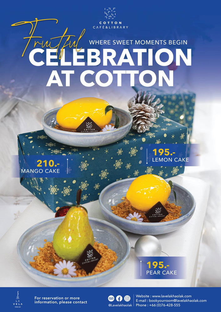 Fruite celebration event at Cotton Café