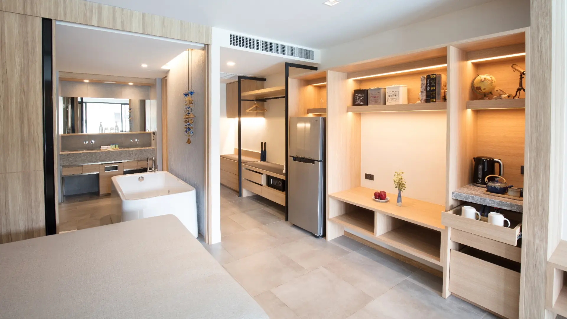 Family room bathroom