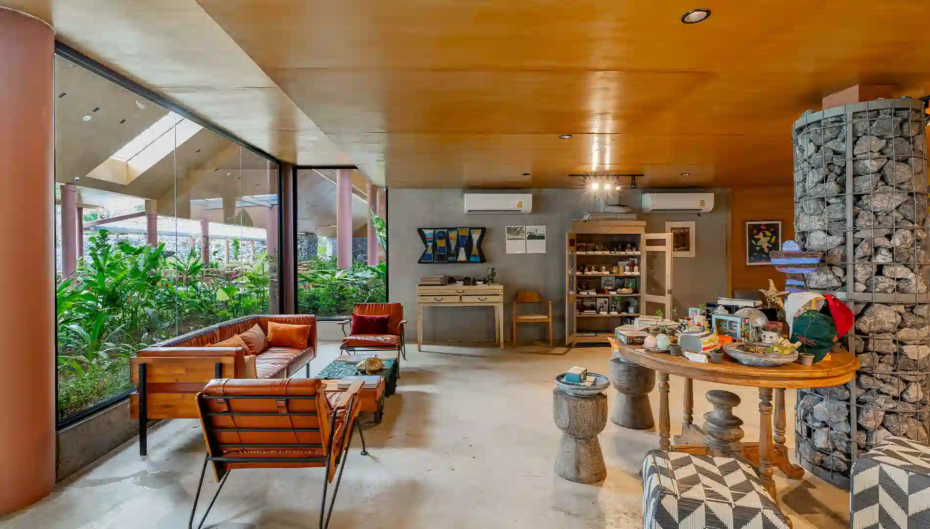 Relaxation area at La Vita Sana