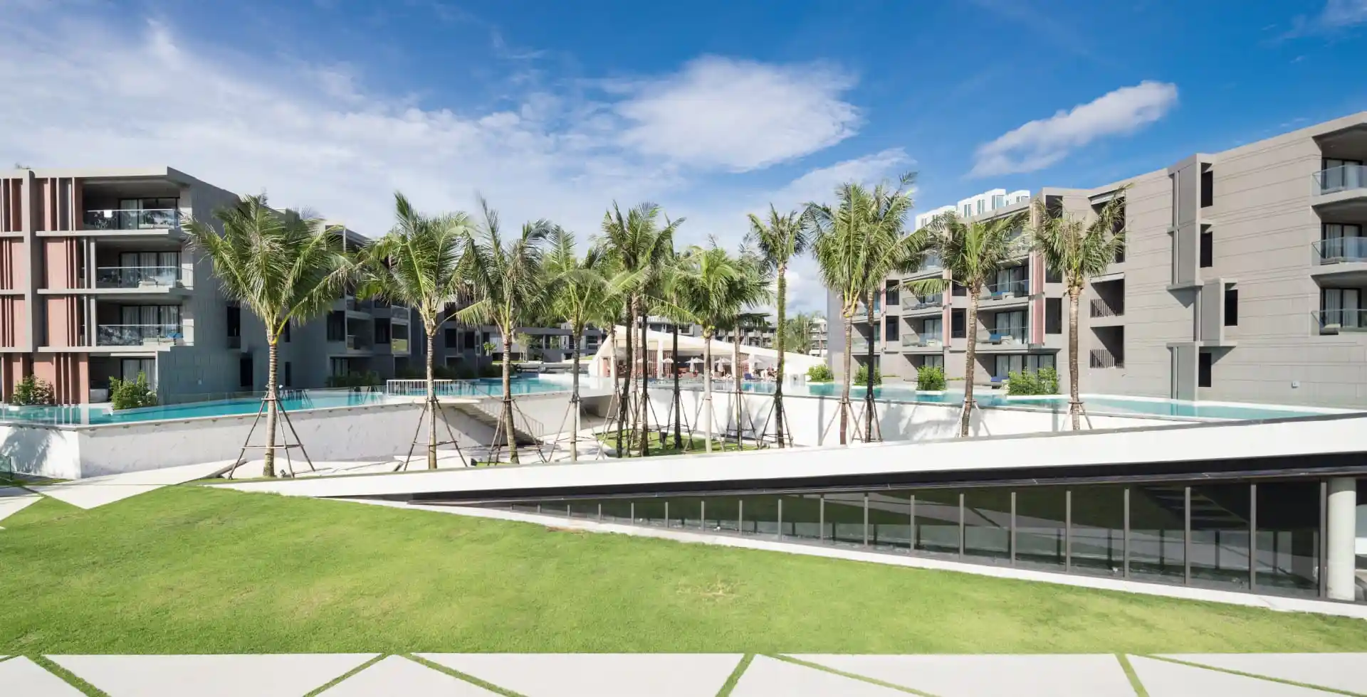 Beachfront view 
